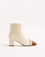 Valentino Valet Du Roi Kidskin Leather Ankle Boot 60Mm